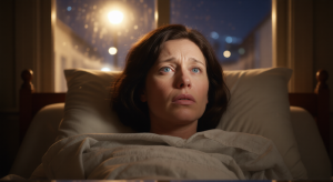 Libby sick in bed
